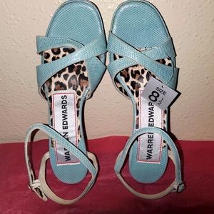 Warren Edwards Womens Open toe High Heeled Sandals 8.5